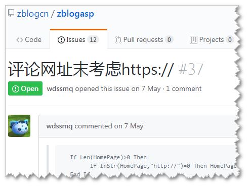 zblogasp评论网址不支持https的解决方法
